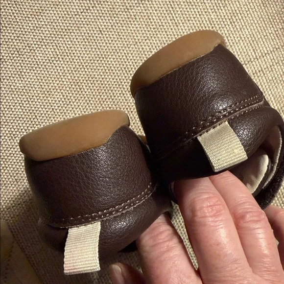 Livie & Luca Baby Shoes Brown Hook & Loop Fasten Cushioned Collar size 23/US7 - Picture 8 of 13